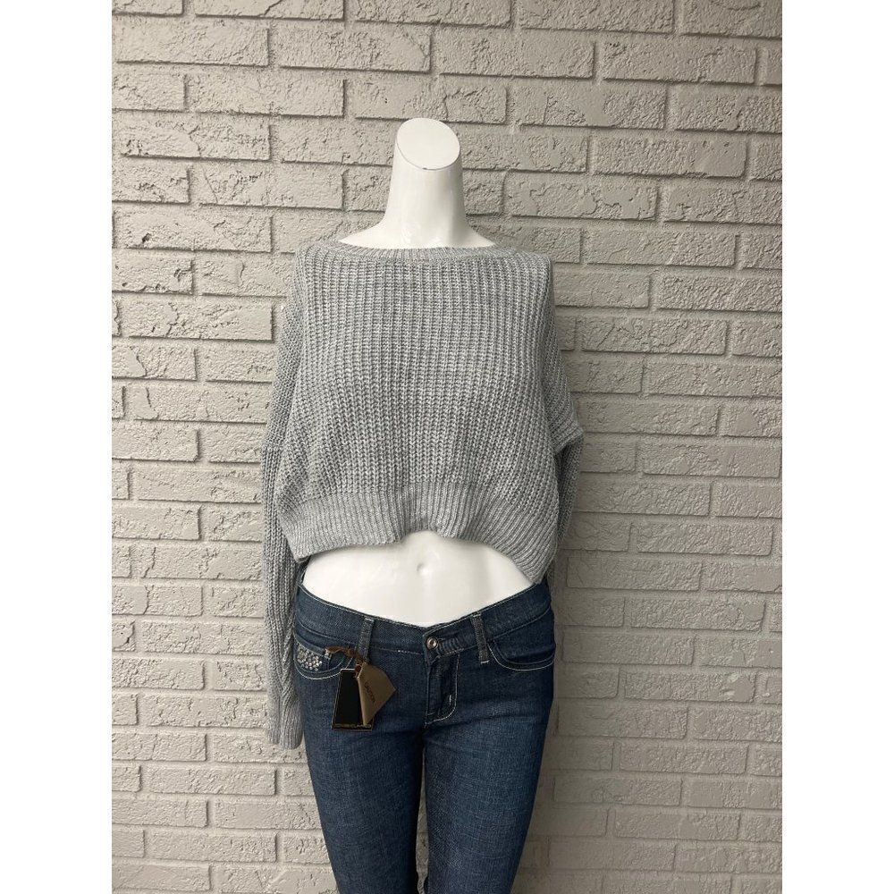 Urban Outfitters Gray Chunky Oversized Knit Sweater Size XS